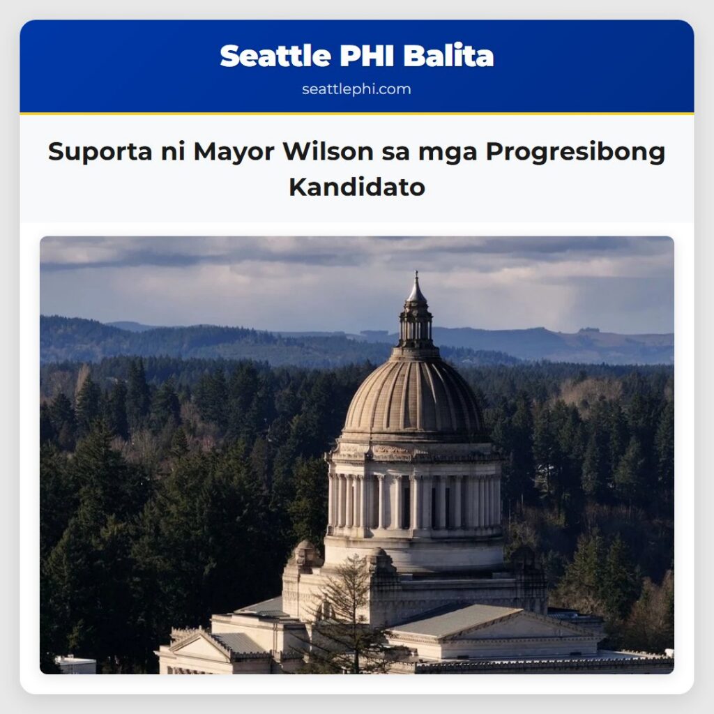 Suporta ni Mayor Wilson sa mga Progresibong
