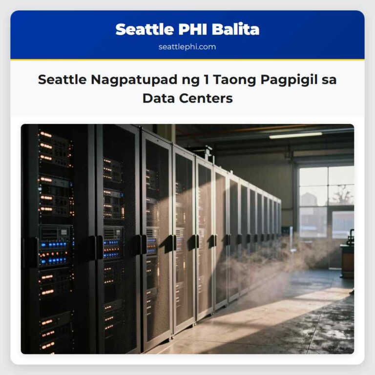Seattle Nagpatupad ng 1 Taong Pagpigil sa Data Centers