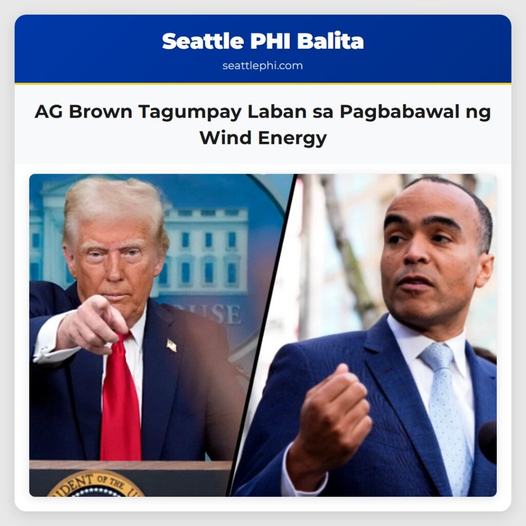 AG Brown Tagumpay Laban sa Pagbabawal ng Wind