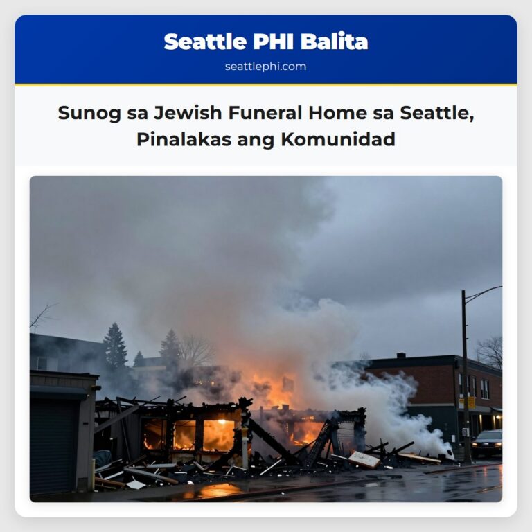 Sunog sa Jewish Funeral Home sa Seattle Pinalakas ang Komunidad
