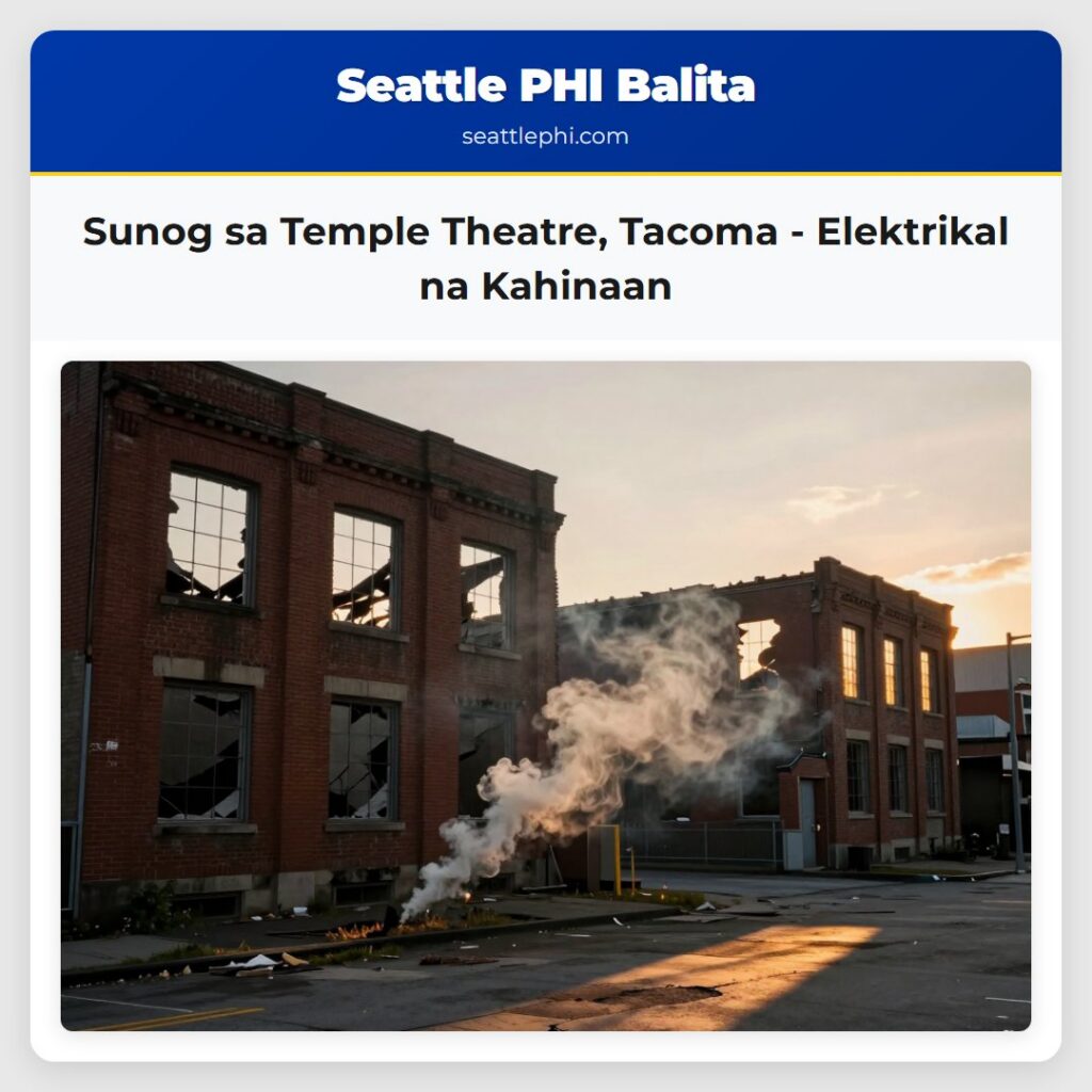 Sunog sa Temple Theatre, Tacoma - Elektrikal na