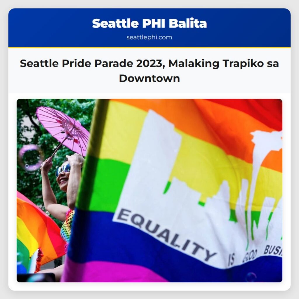 Seattle Pride Parade 2023, Malaking Trapiko sa