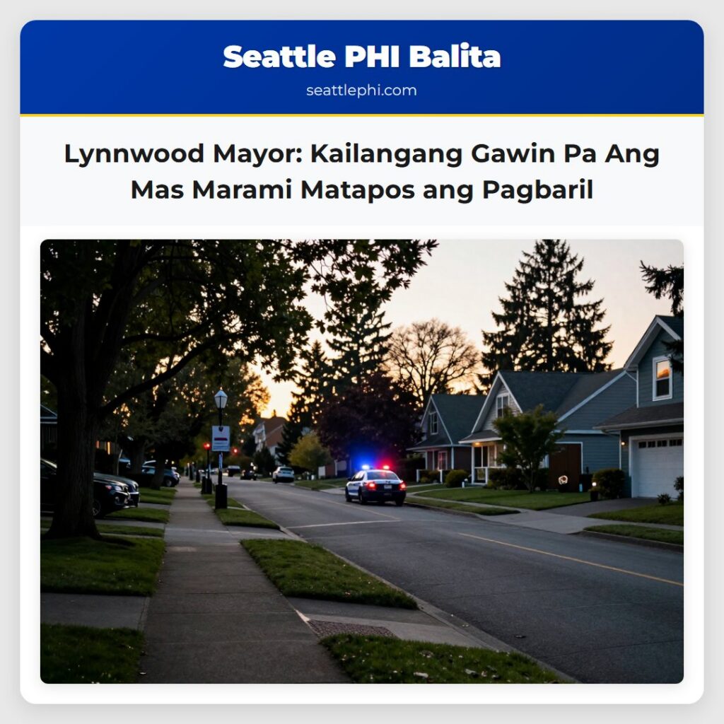 Lynnwood Mayor: Kailangang Gawin Pa Ang Mas