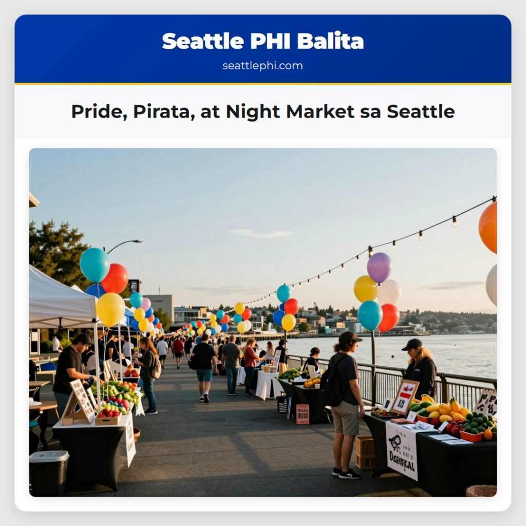 Pride, Pirata, at Night Market sa Seattle