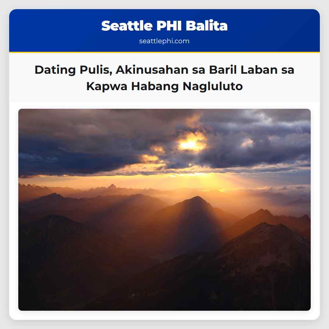 Dating Pulis Akinusahan sa Baril Laban sa Kapwa Habang Nagluluto
