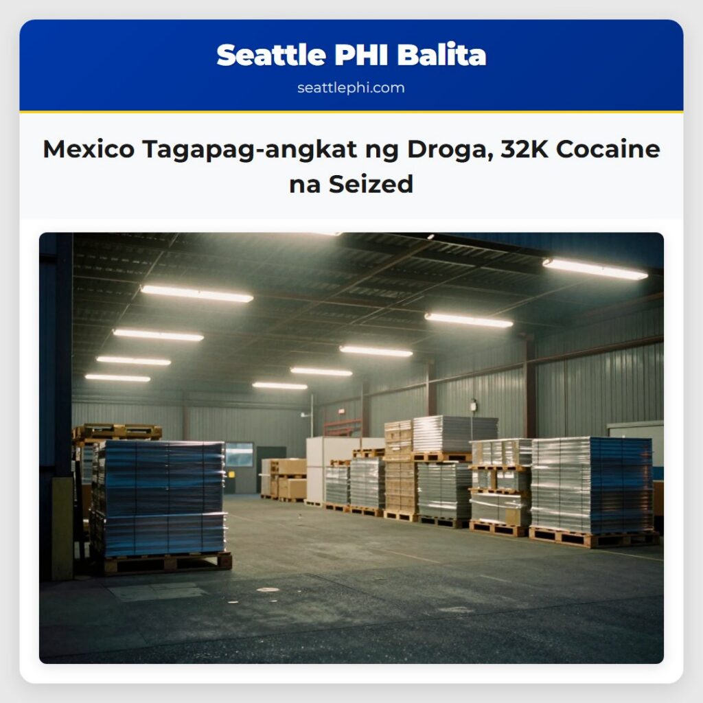 Mexico Tagapag-angkat ng Droga, 32K Cocaine na