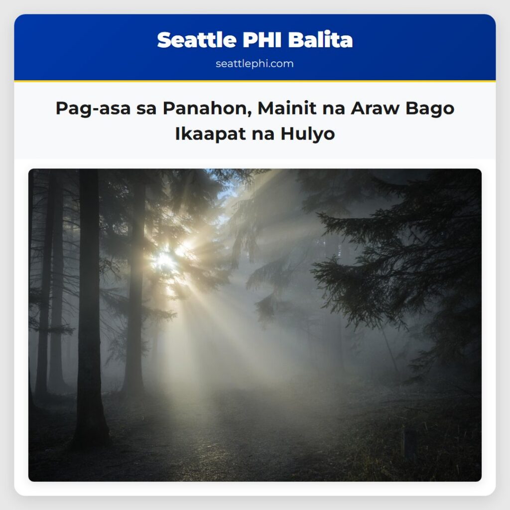 Pag-asa sa Panahon, Mainit na Araw Bago Ikaapat