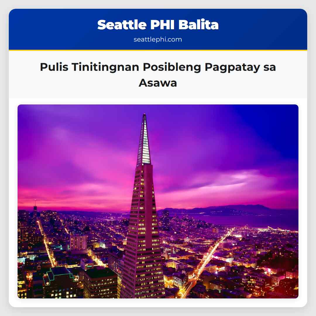 Pulis Tinitingnan Posibleng Pagpatay sa Asawa