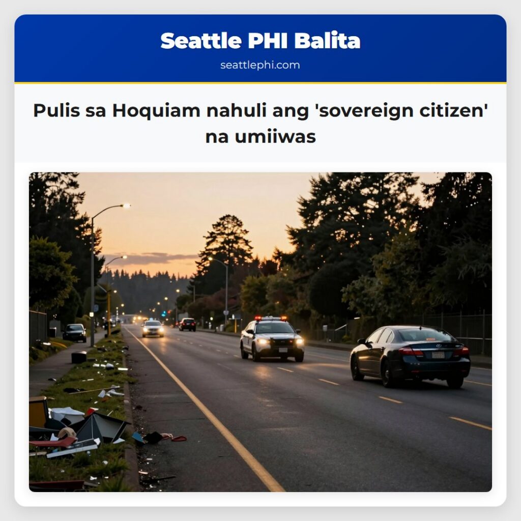 Pulis sa Hoquiam nahuli ang 'sovereign citizen'