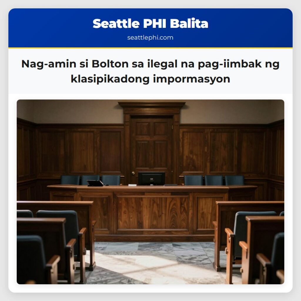 Nag-amin si Bolton sa ilegal na pag-iimbak ng