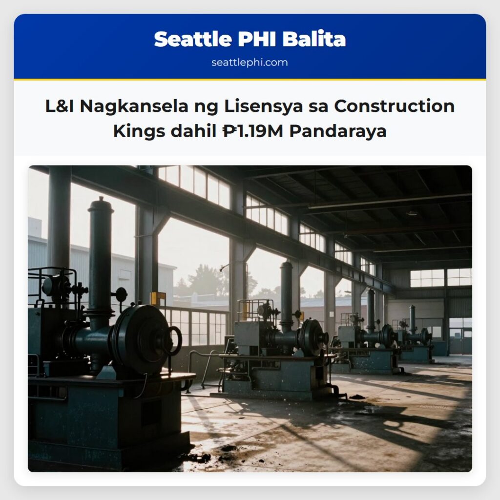 L&I Nagkansela ng Lisensya sa Construction Kings