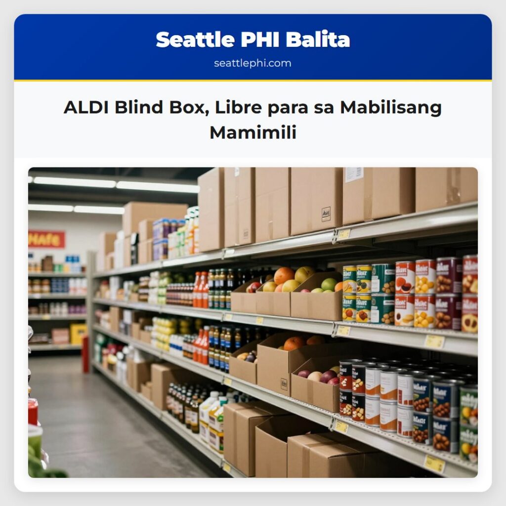 ALDI Blind Box, Libre para sa Mabilisang Mamimili