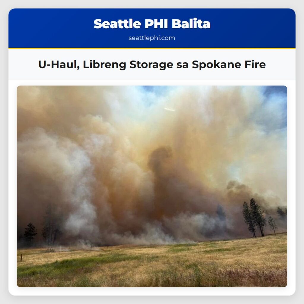 U-Haul, Libreng Storage sa Spokane Fire