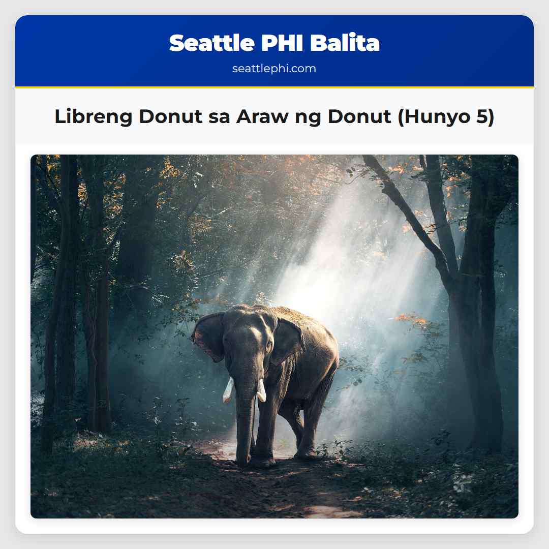 Libreng Donut sa Araw ng Donut (Hunyo 5)