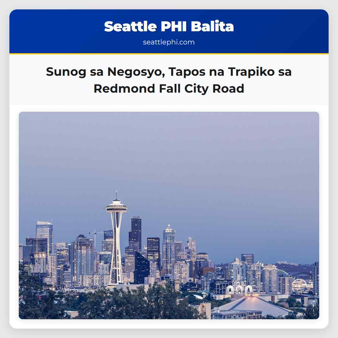 Sunog sa Negosyo, Tapos na Trapiko sa Redmond