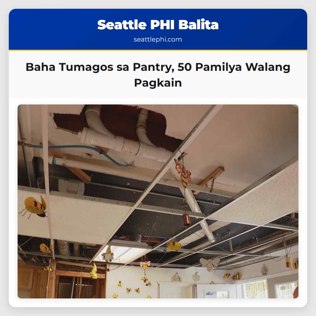 Baha Tumagos sa Pantry, 50 Pamilya Walang Pagkain