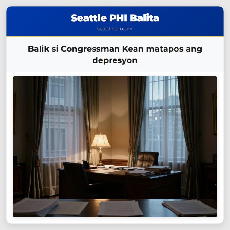 Balik si Congressman Kean matapos ang depresyon