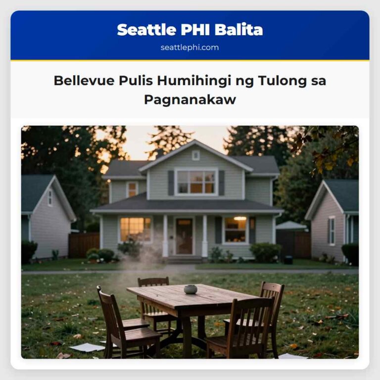 Bellevue Pulis Humihingi ng Tulong sa Pagnanakaw