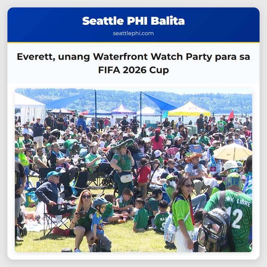 Everett, unang Waterfront Watch Party para sa