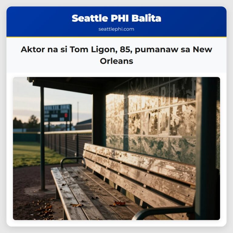 Aktor na si Tom Ligon 85 pumanaw sa New Orleans