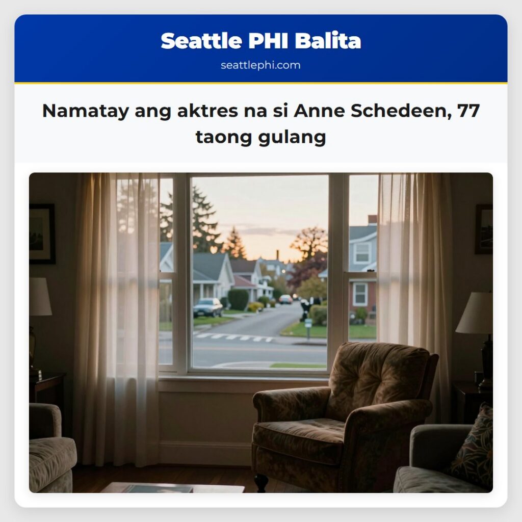 Namatay ang aktres na si Anne Schedeen, 77 taong
