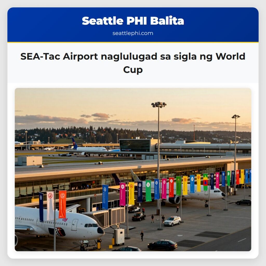 SEA-Tac Airport naglulugad sa sigla ng World Cup