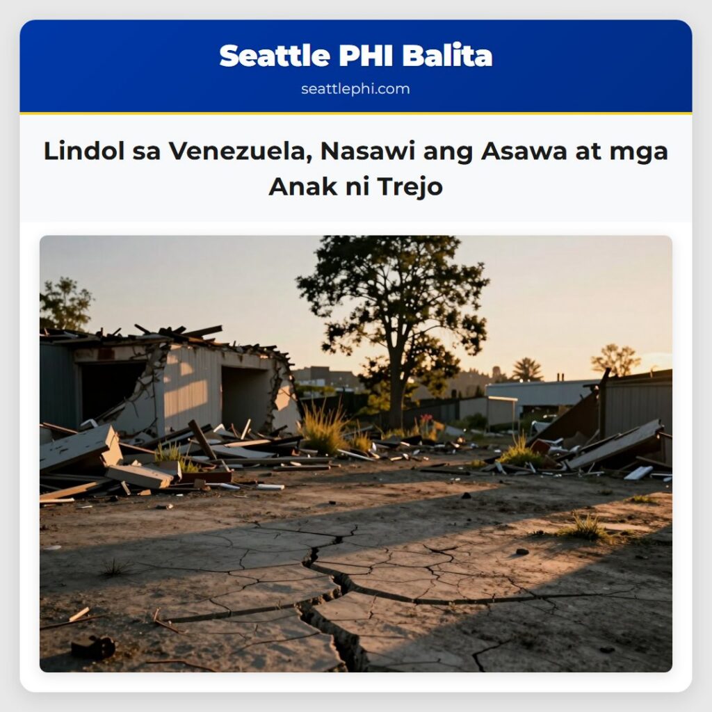 Lindol sa Venezuela, Nasawi ang Asawa at mga Anak