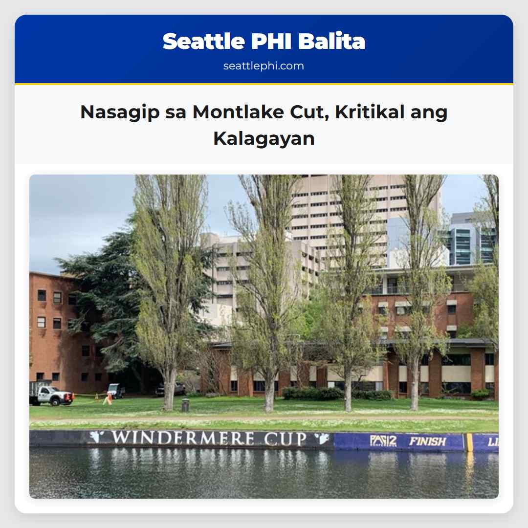 Nasagip sa Montlake Cut, Kritikal ang Kalagayan