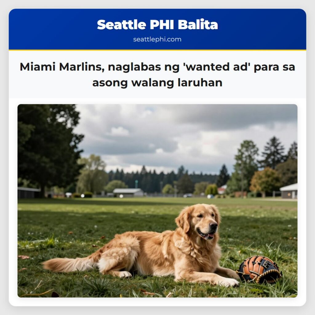 Miami Marlins, naglabas ng 'wanted ad' para sa