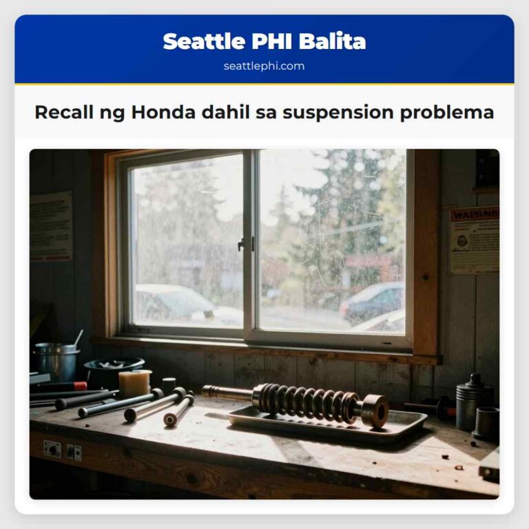 Recall ng Honda dahil sa suspension problema