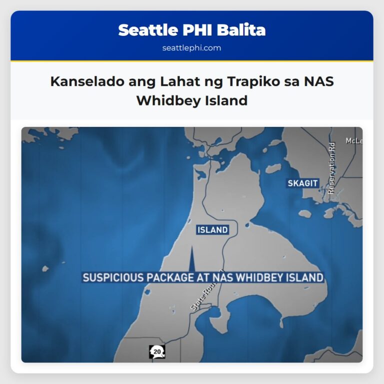 Kanselado ang Lahat ng Trapiko sa NAS Whidbey Island