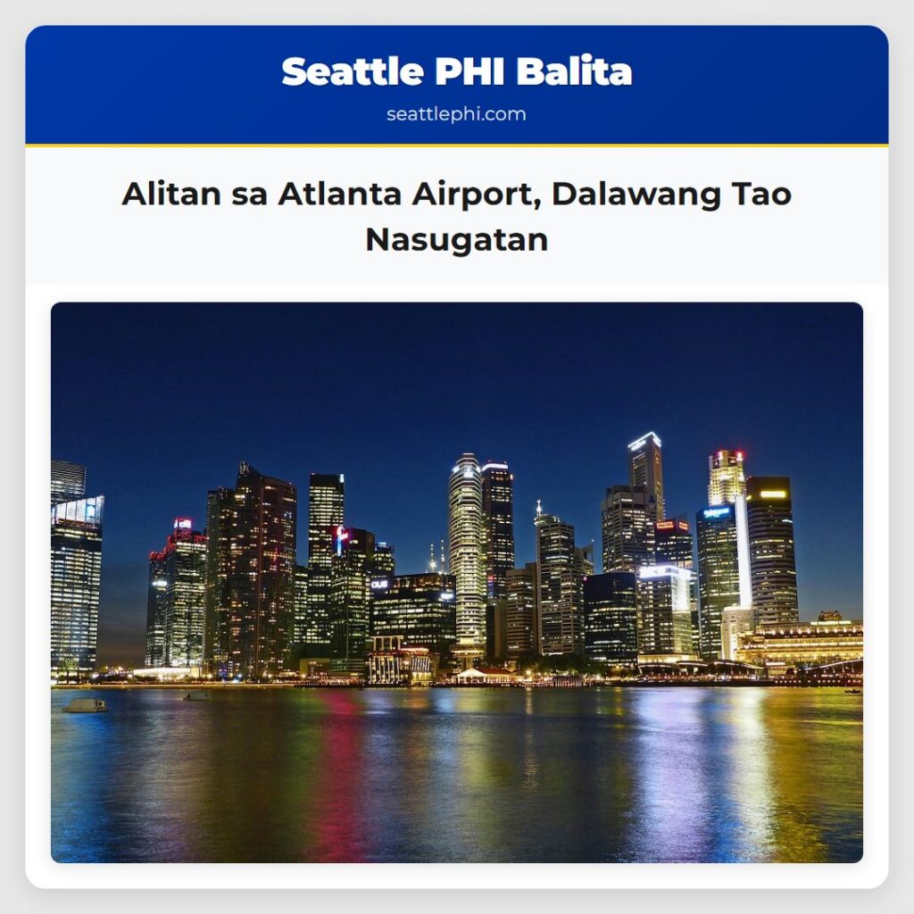 Alitan sa Atlanta Airport, Dalawang Tao Nasugatan
