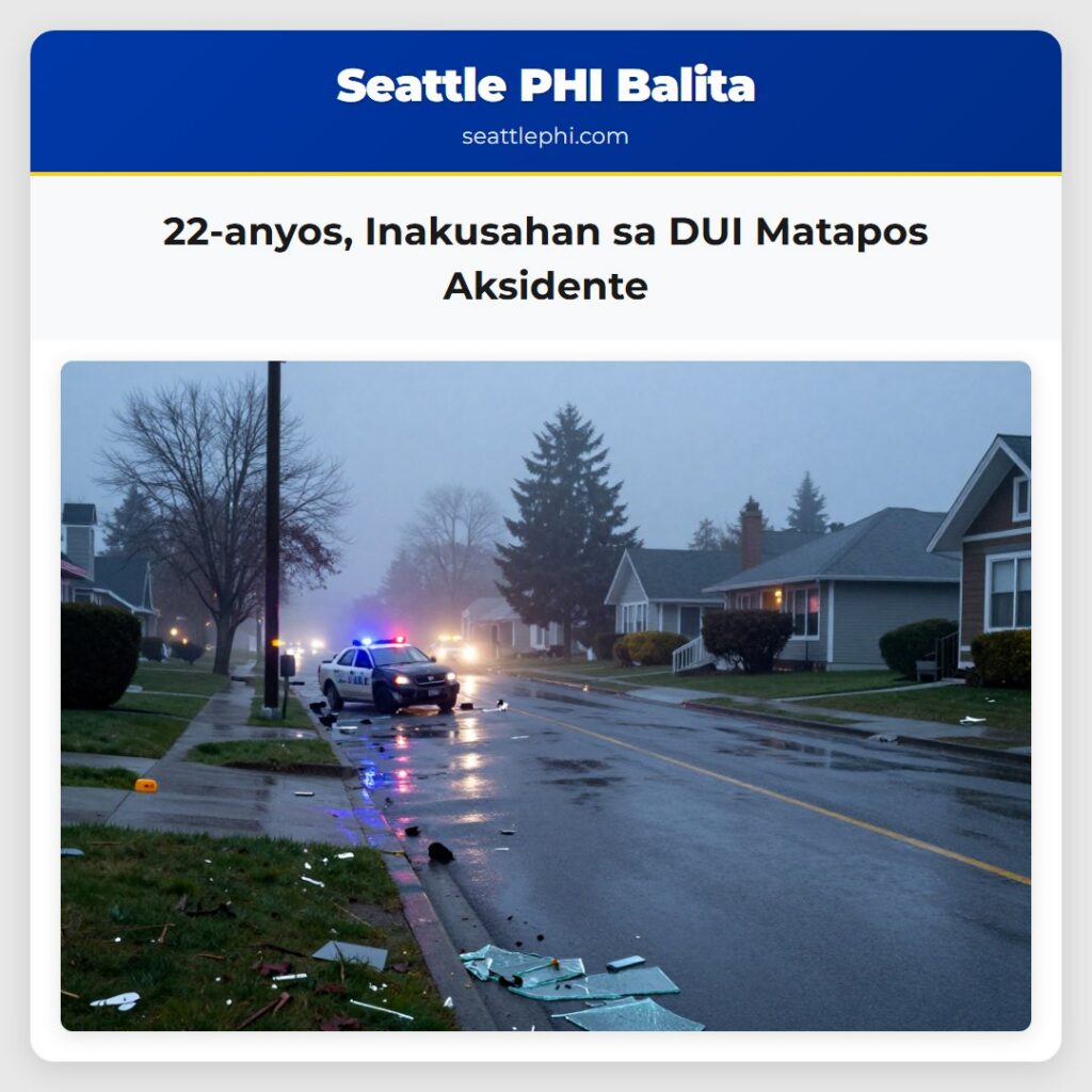 22-anyos, Inakusahan sa DUI Matapos Aksidente