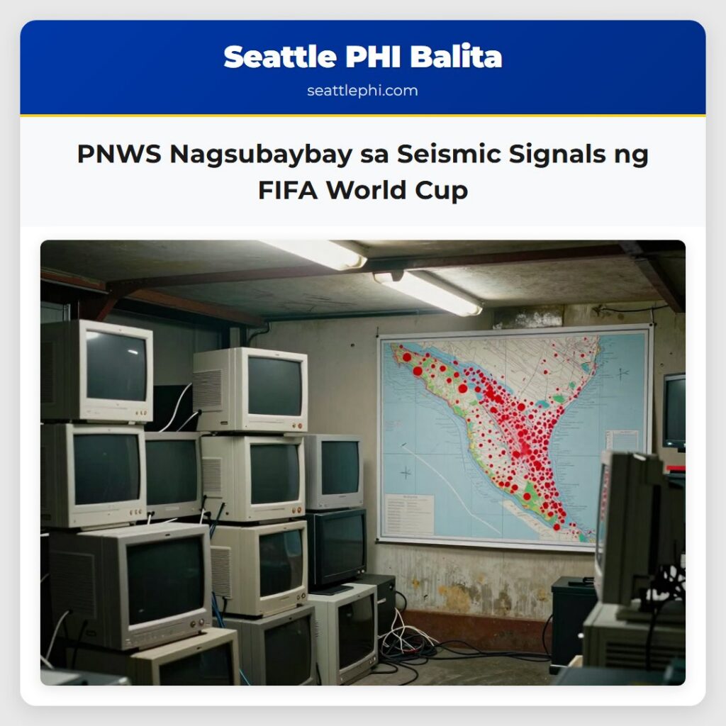 PNWS Nagsubaybay sa Seismic Signals ng FIFA World