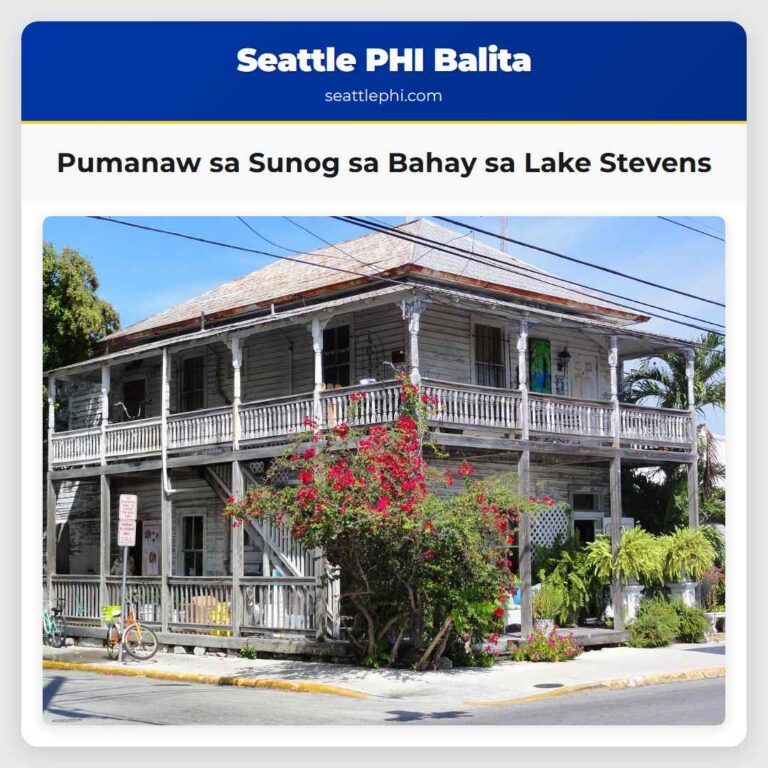 Pumanaw sa Sunog sa Bahay sa Lake Stevens