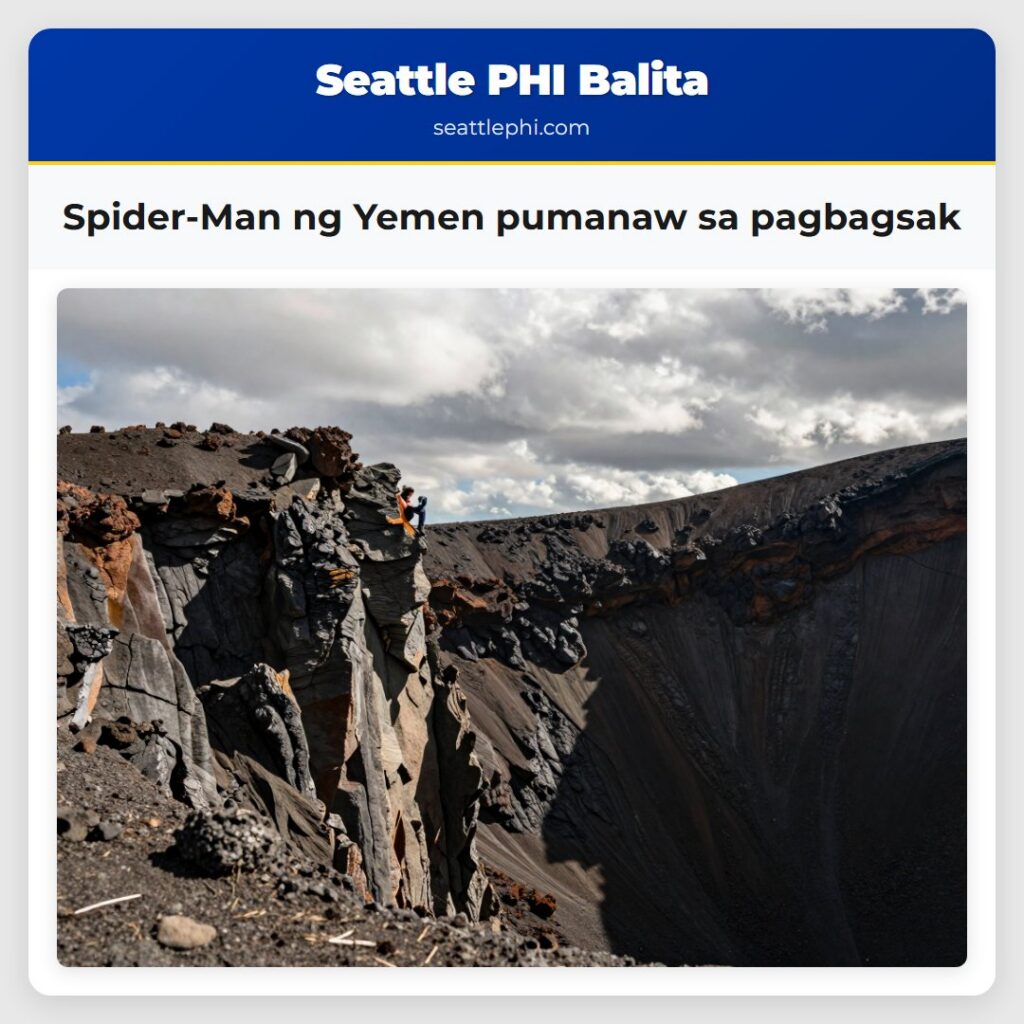 Spider-Man ng Yemen pumanaw sa pagbagsak