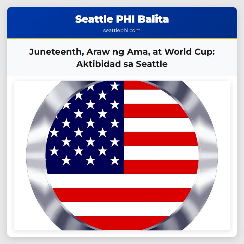 Juneteenth, Araw ng Ama, at World Cup: Aktibidad