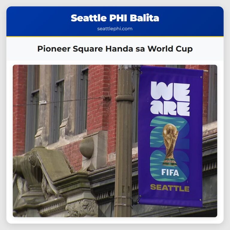 Pioneer Square Handa sa World Cup