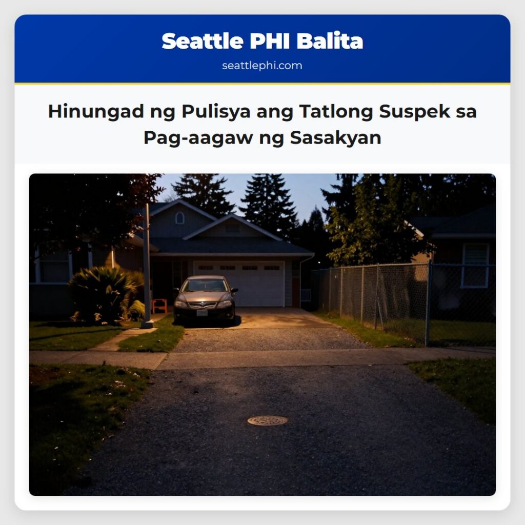 Hinungad ng Pulisya ang Tatlong Suspek sa
