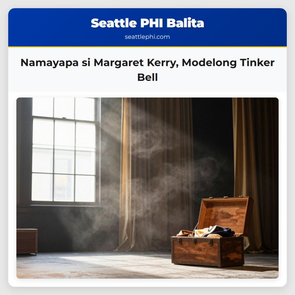 Namayapa si Margaret Kerry, Modelong Tinker Bell