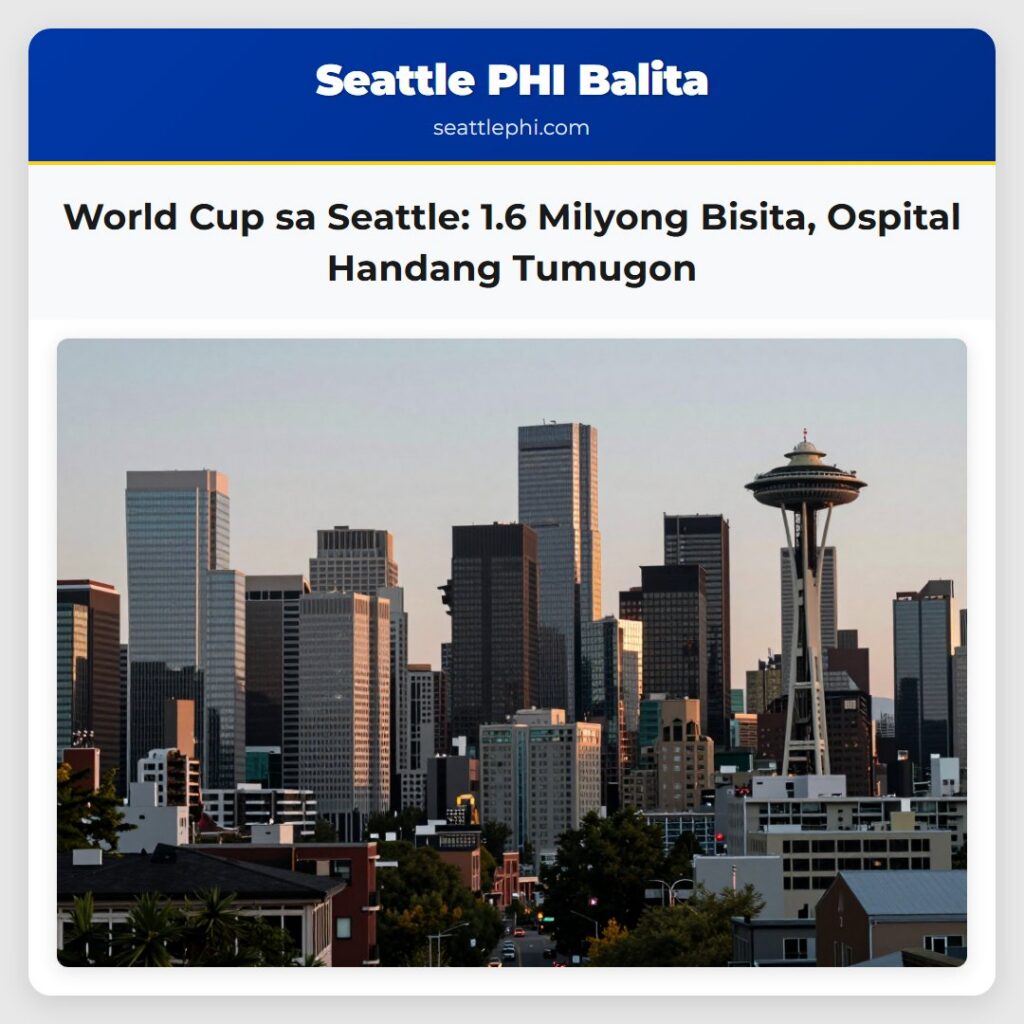 World Cup sa Seattle: 1.6 Milyong Bisita, Ospital