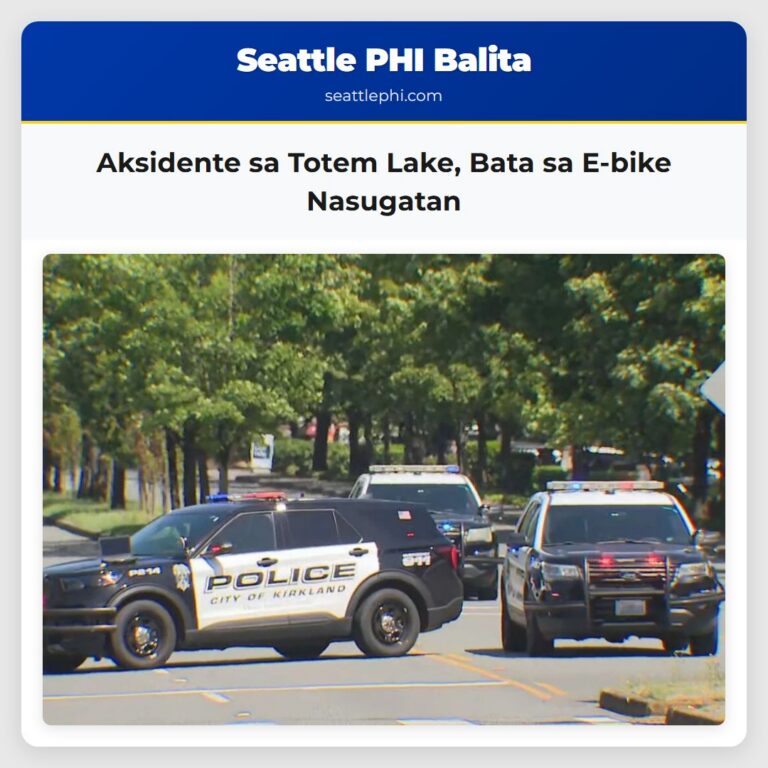 Aksidente sa Totem Lake Bata sa E-bike Nasugatan