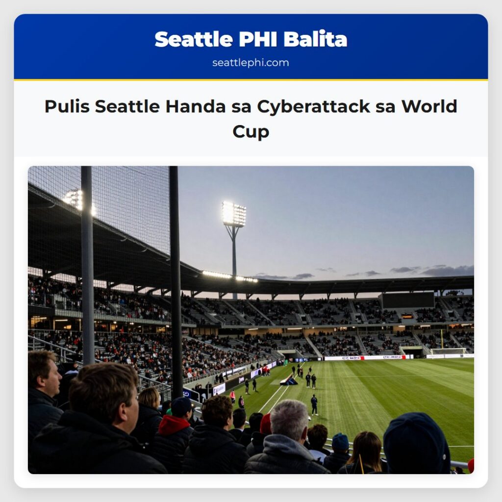 Pulis Seattle Handa sa Cyberattack sa World Cup
