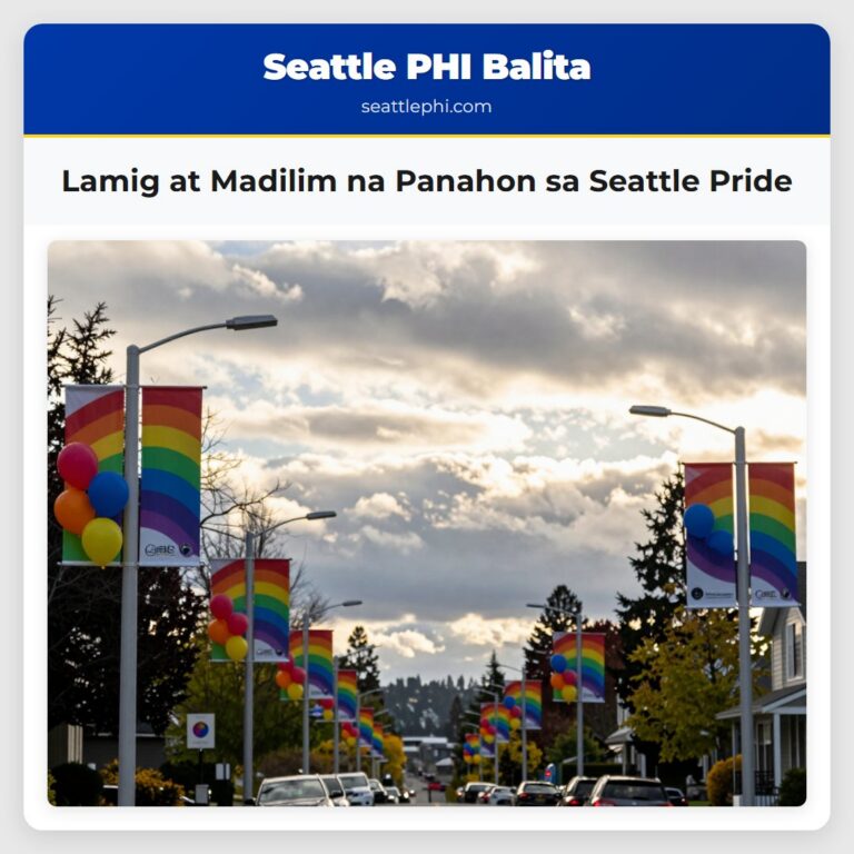 Lamig at Madilim na Panahon sa Seattle Pride