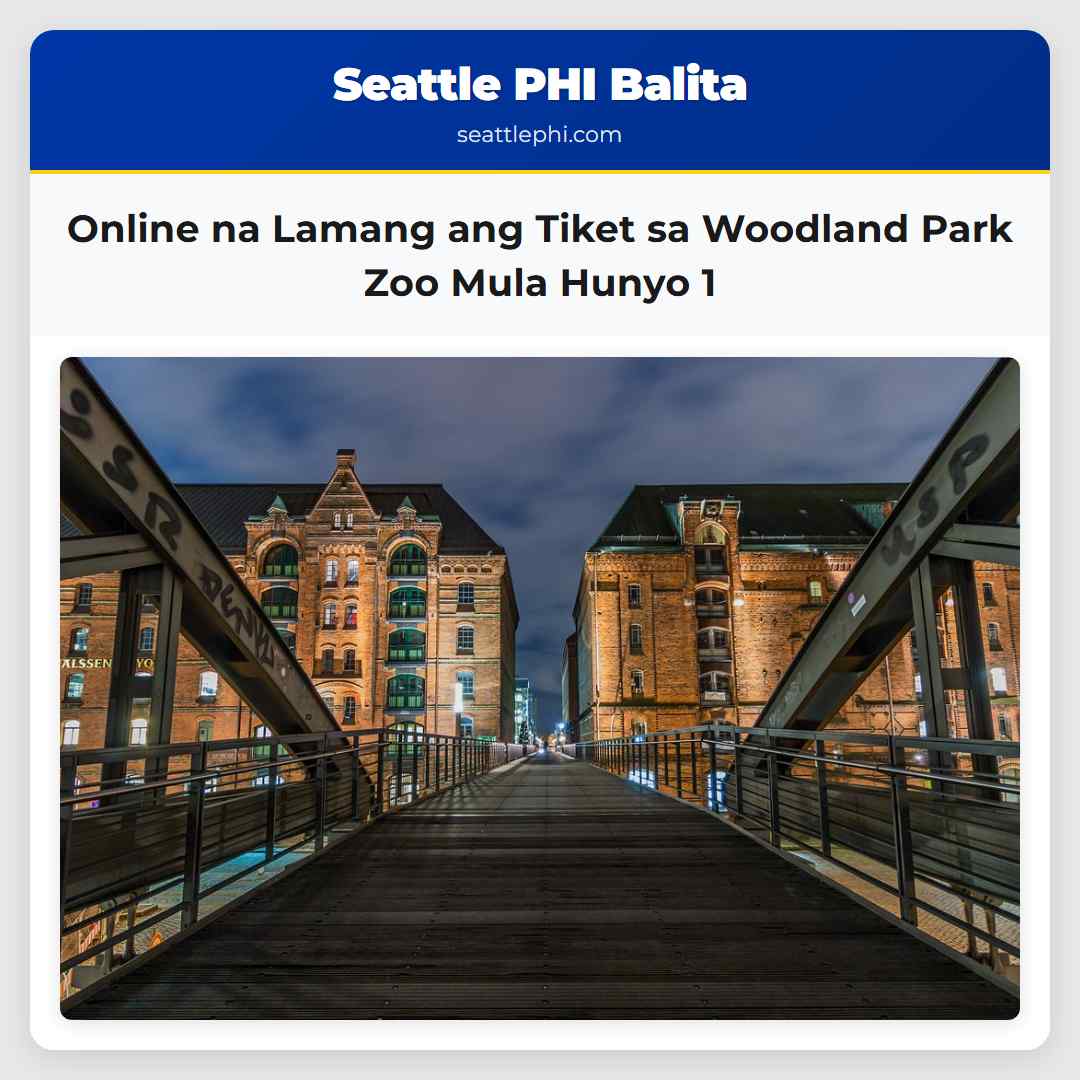 Online na Lamang ang Tiket sa Woodland Park Zoo Mula Hunyo 1