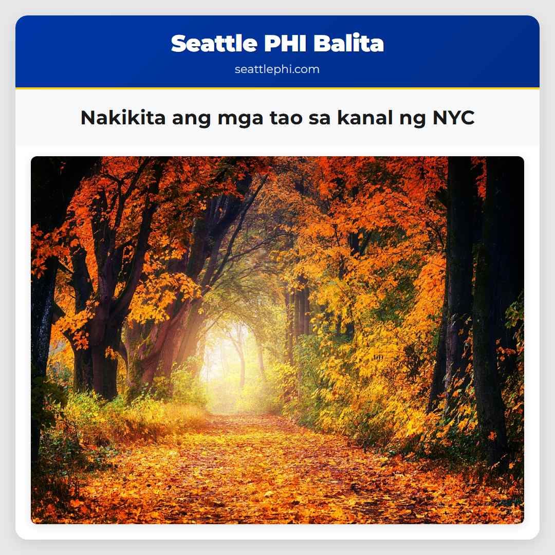 Nakikita ang mga tao sa kanal ng NYC