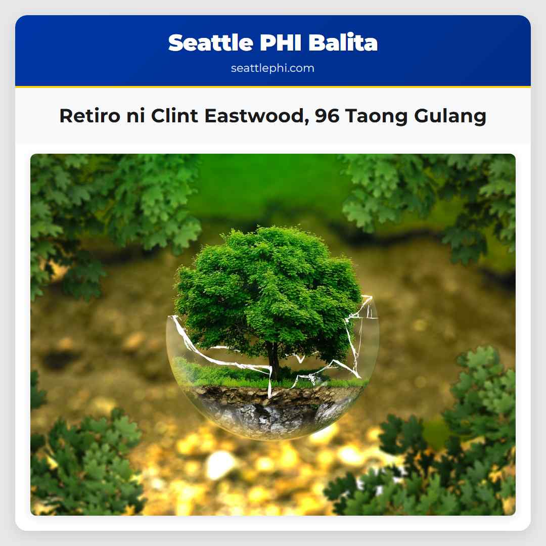 Retiro ni Clint Eastwood, 96 Taong Gulang