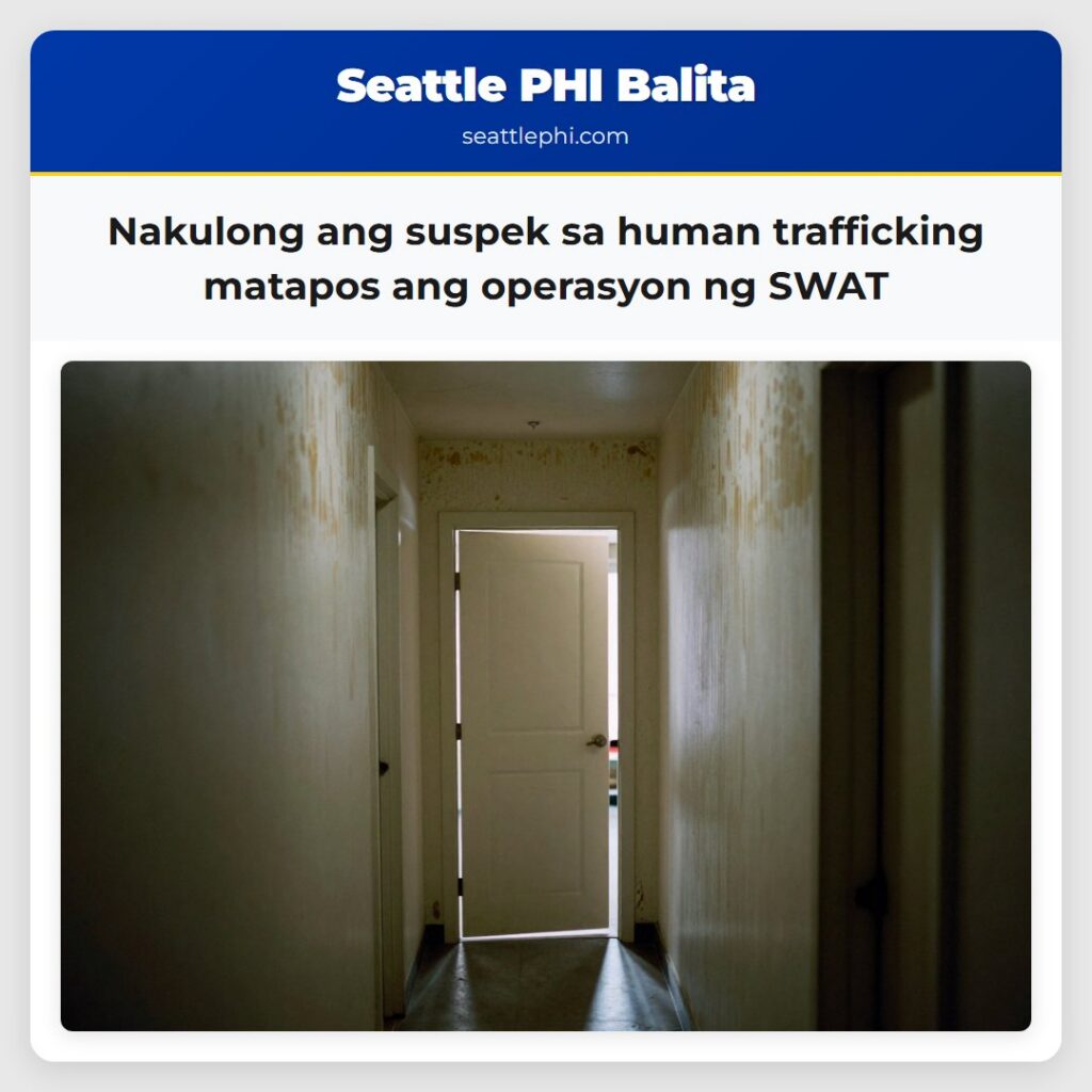 Nakulong ang suspek sa human trafficking matapos