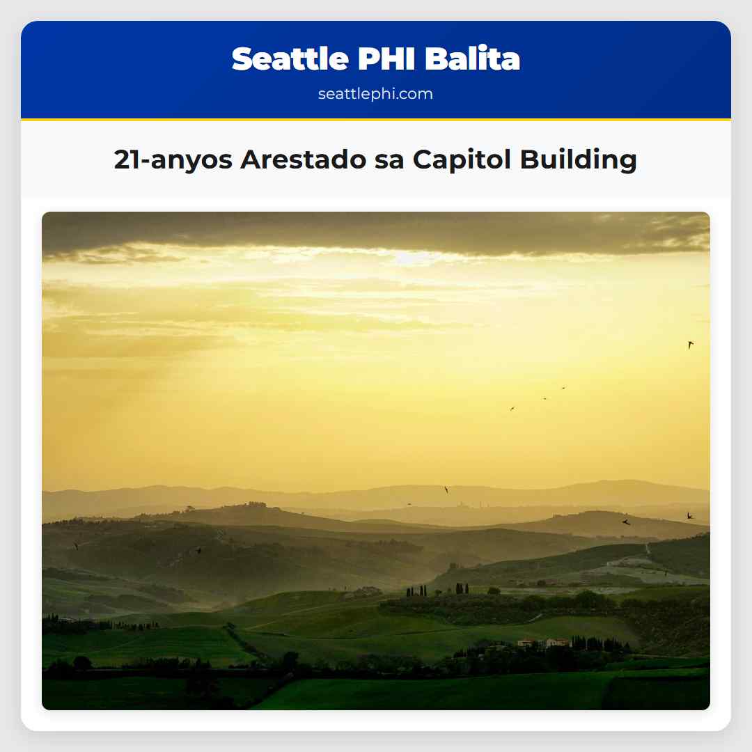 21-anyos Arestado sa Capitol Building