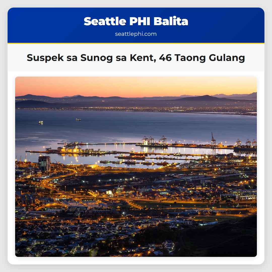 Suspek sa Sunog sa Kent 46 Taong Gulang